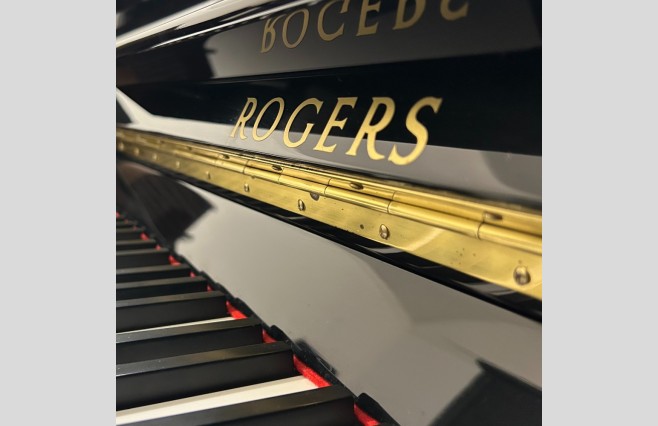 Rogers Polished Ebony UP108M Upright Piano, Used - All Inclusive Premium Package (SN:607634) - Image 6